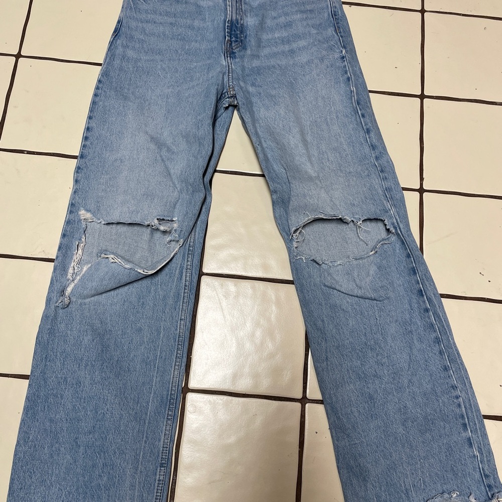 Zara Light Blue Denim Jeans